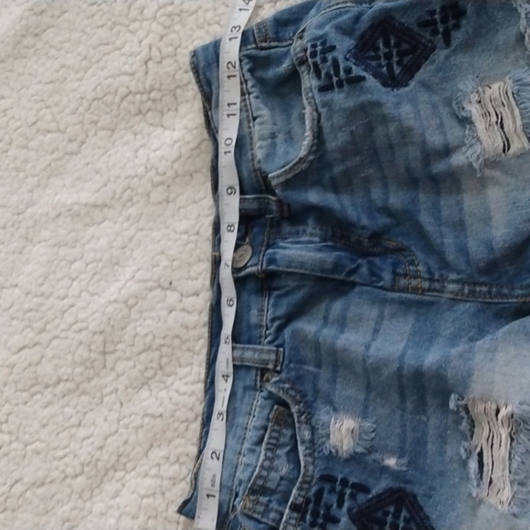 Mudd Women's Distressed Denim Shorts - Picture 7 of 12